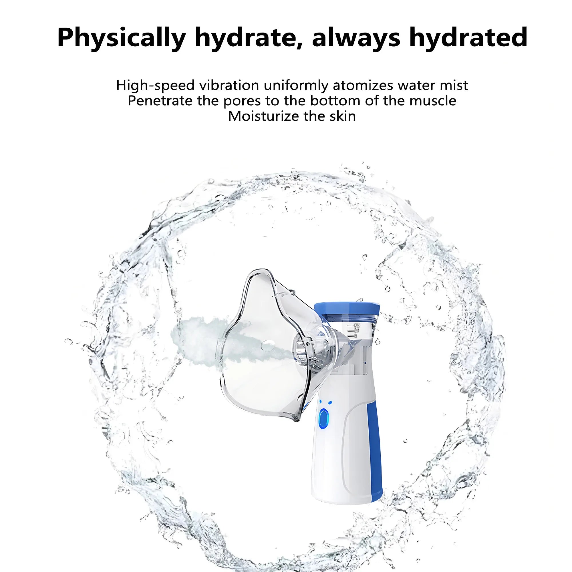 Mini Humidifier Facial Steamer Device Beauty Spray Hydrating Apparatus Cold Spray Apparatus Nano Spray Skin Care