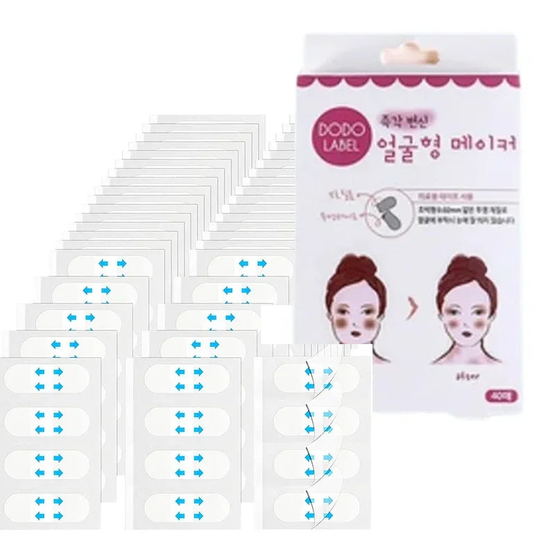 30/20/10Sheets V Lift Face Sticker Invisible Makeup Adhesive Lift Face Tape Slim Patch Breathable Sticker Lifting Tighten Chin