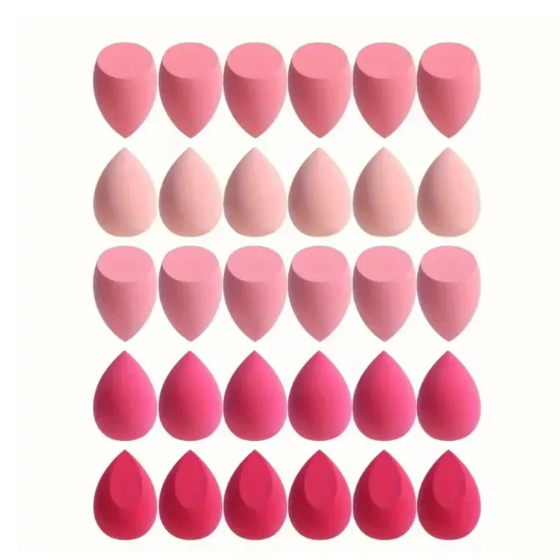 4/7/18piece makeup sponge set suitable for liquid BB cream powder application makeup egg dry wet dual-use powder puff girl